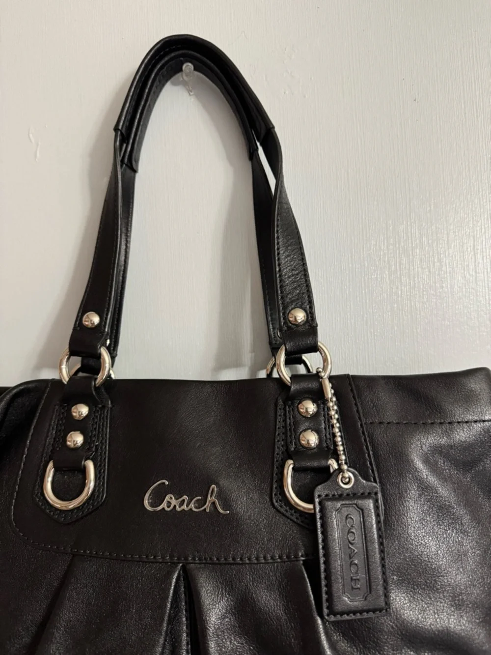 Coach Ashley Leather Satchel Carryall